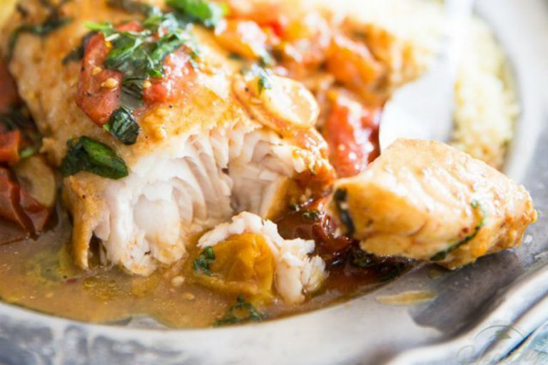 Pescado con Curcuma