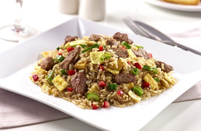 Arroz estilo Chino con Carne
