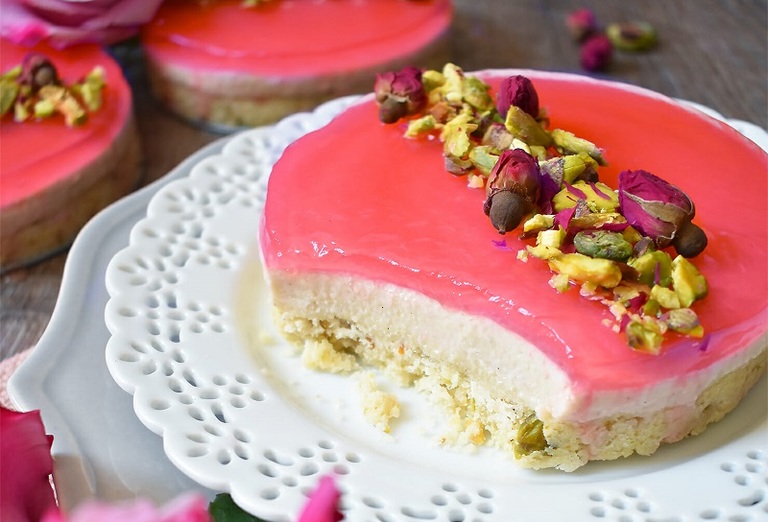 Cheesecake de Rosas