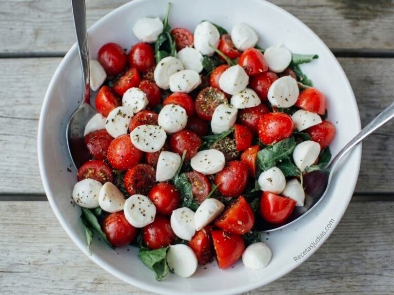 Ensalada de Tomate y Mozarella