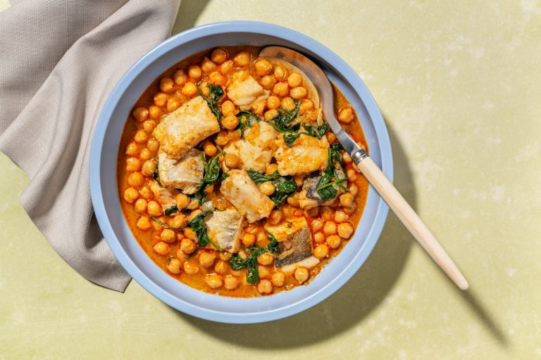 Filetes de Pescado con Garbanzos