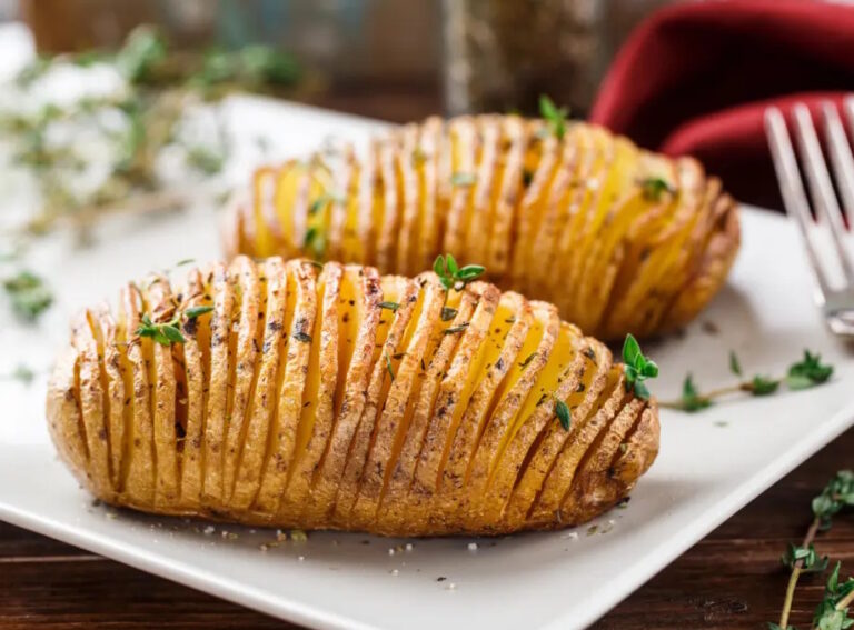 Papas Hasselback