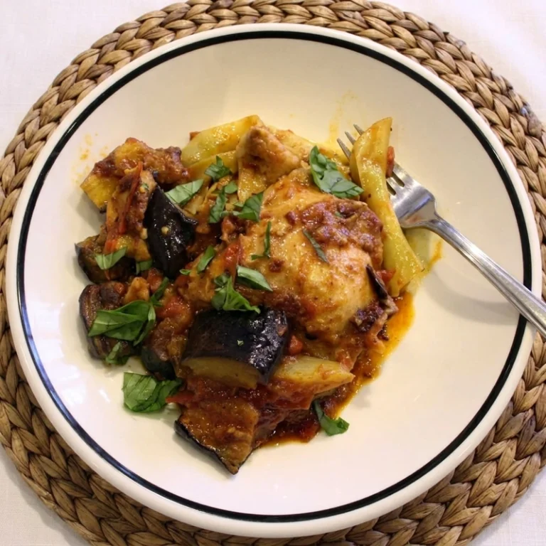 Pollo con Berenjena