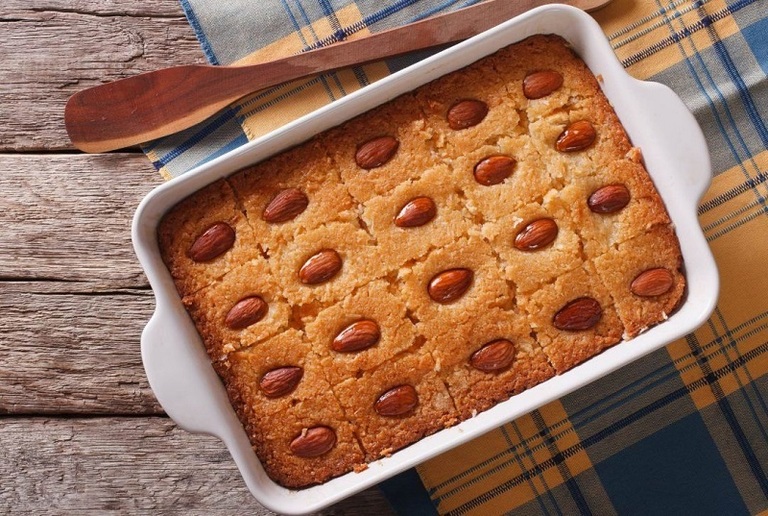 Basbousa (Postre de Semola)