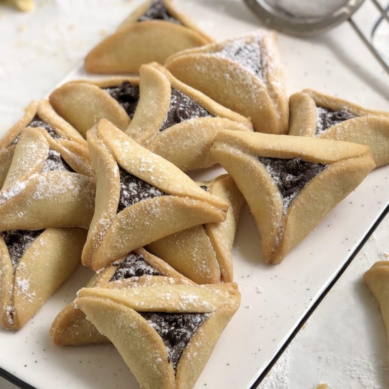 Orejas de Aman rellenas de Nueces, Datiles y Mermelada de Durazno