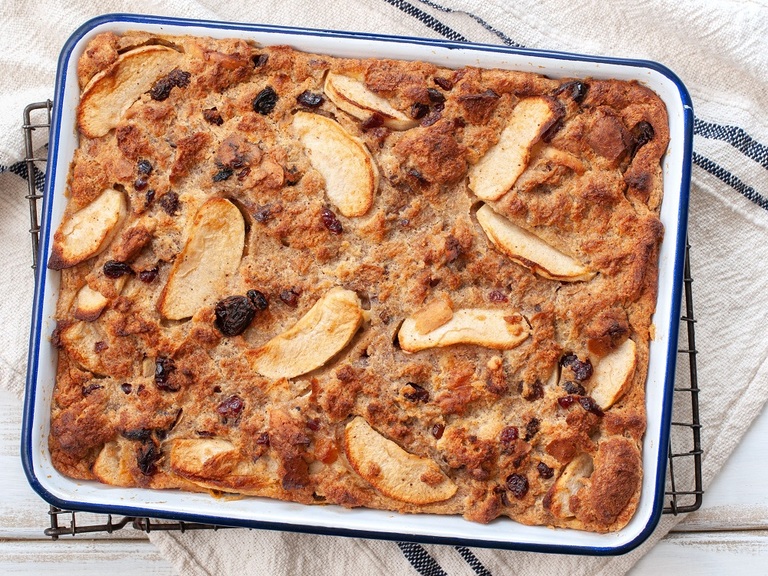 Budín de Pesah con Manzana