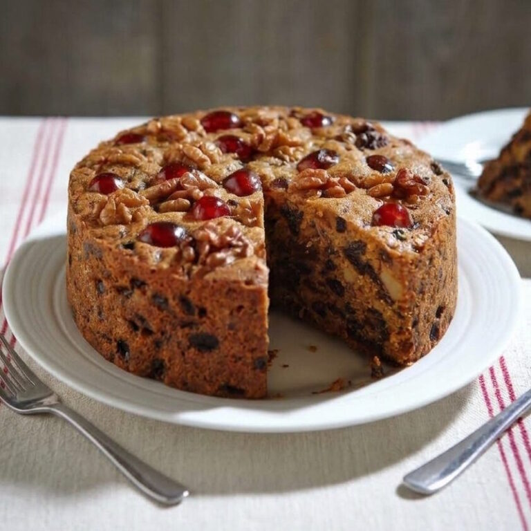 Cake de Prunas, Nueces y Datiles