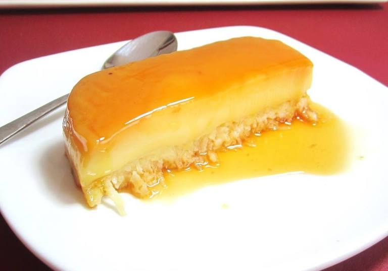 Flan de Coco y Naranja