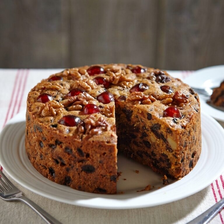 Cake de Prunas, Nueces y Datiles