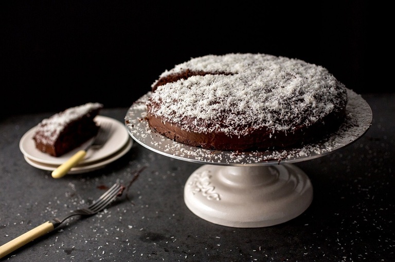 Torta de Coco con Chocolate para Pesah