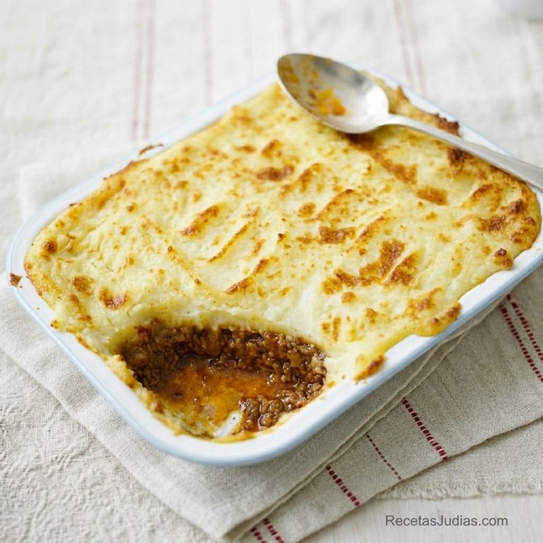 Pastel de Papa relleno de Carne