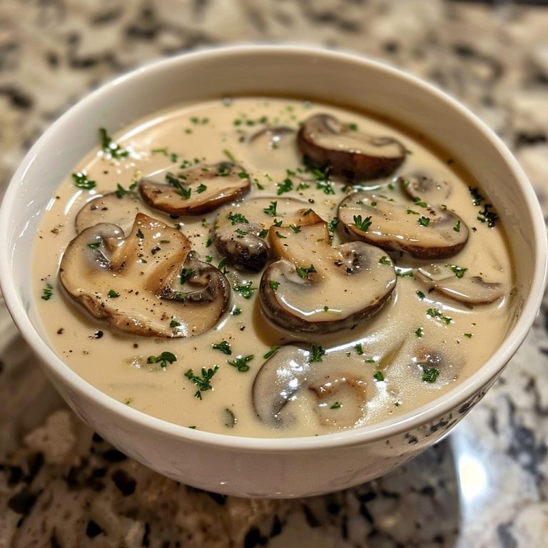 Crema de Champiñones (Sopa)