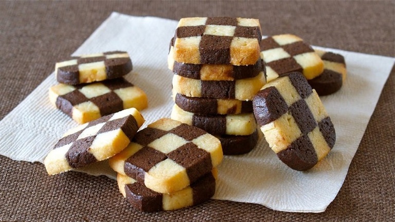 Mini galletas domino