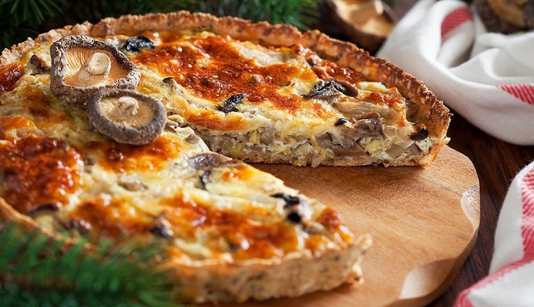 Quiche de Champiñones