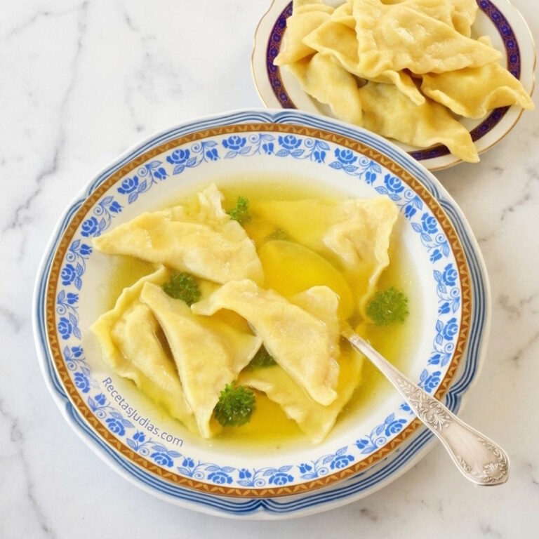 Sopa de Pollo con Kreplaj