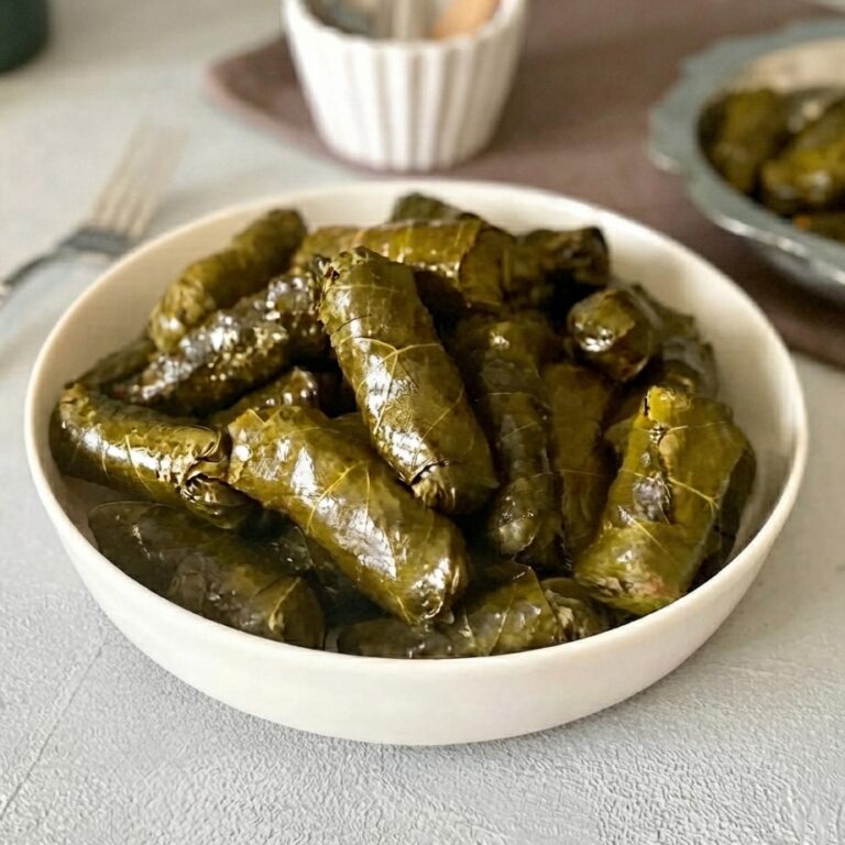 Yebra (Hojas de Parra Rellenas con Carne)
