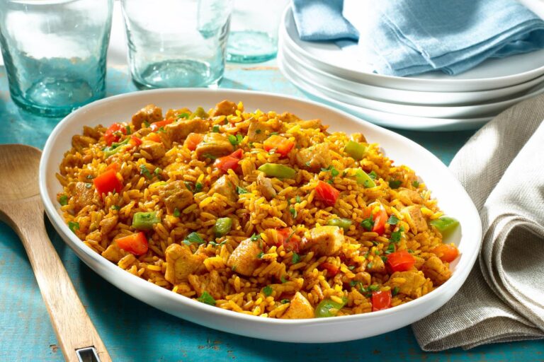 Arroz con pollo a mi estilo