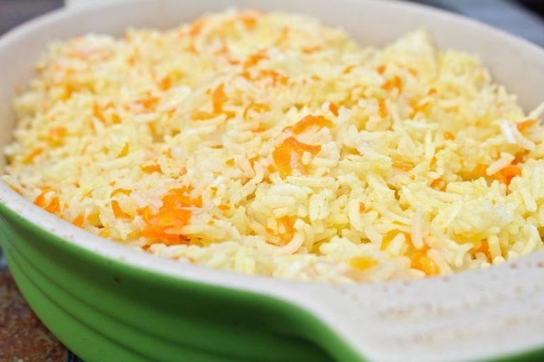 Arroz con zanahoria