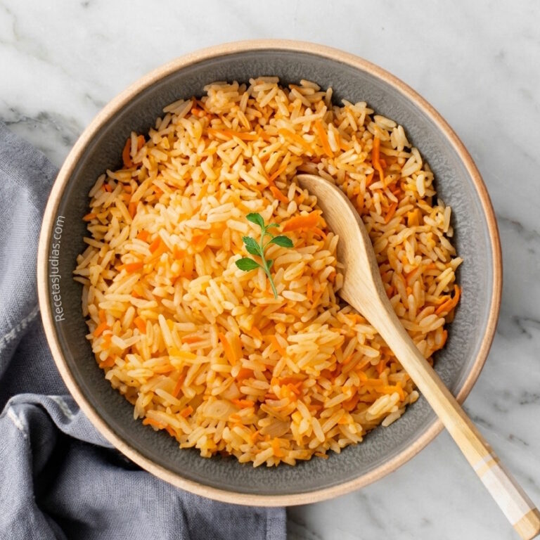 Arroz con zanahoria