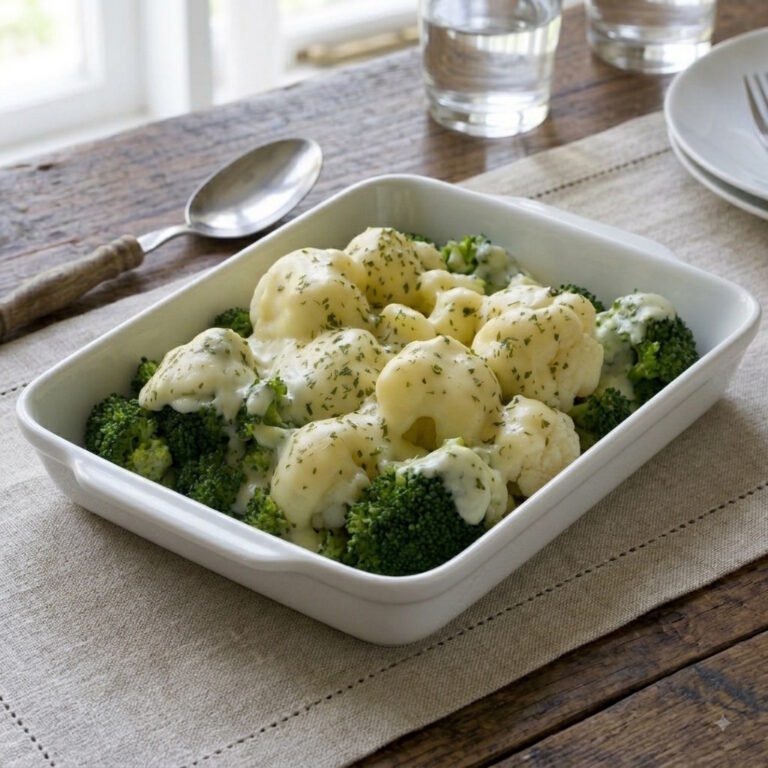 Brocoli con Salsa Bechamel