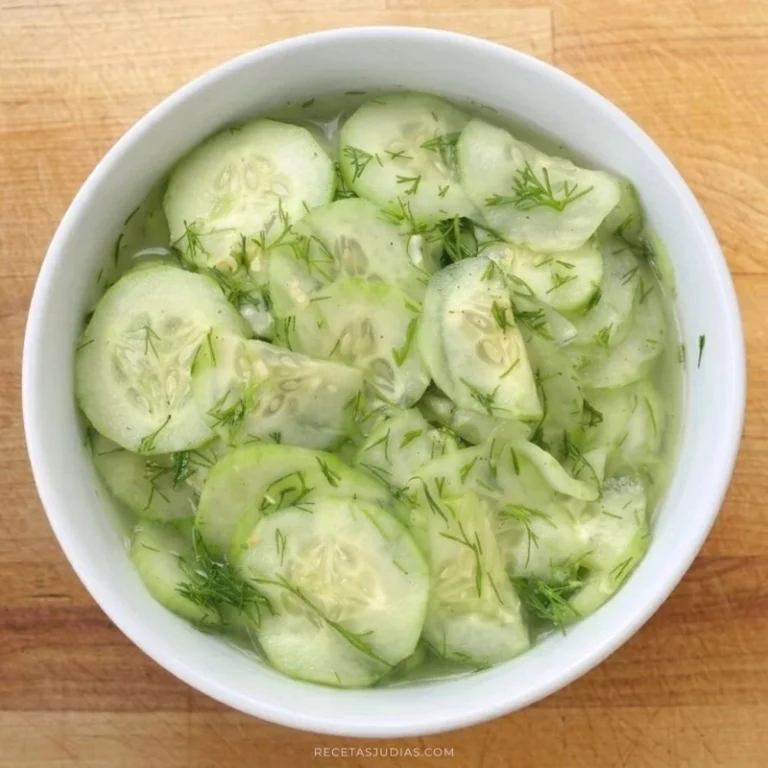Ensalada de pepino con Eneldo
