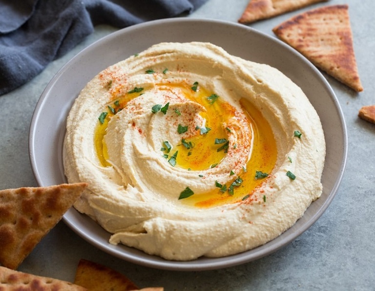 Humus (Ensalada de Garbanzo con Tahine)