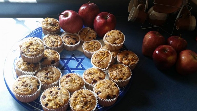Cupcakes Integrales de Manzana