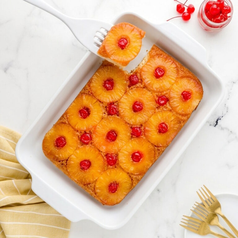 Kugel de Lokshin con Piña