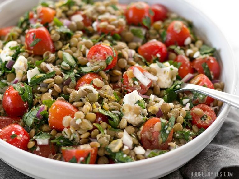 Ensalada Tibia de Lentejas