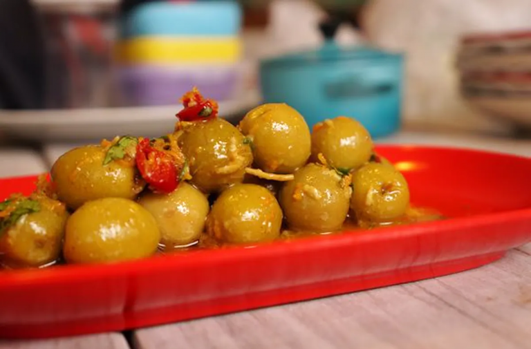 Aceitunas Aliñadas al estilo Marroquí