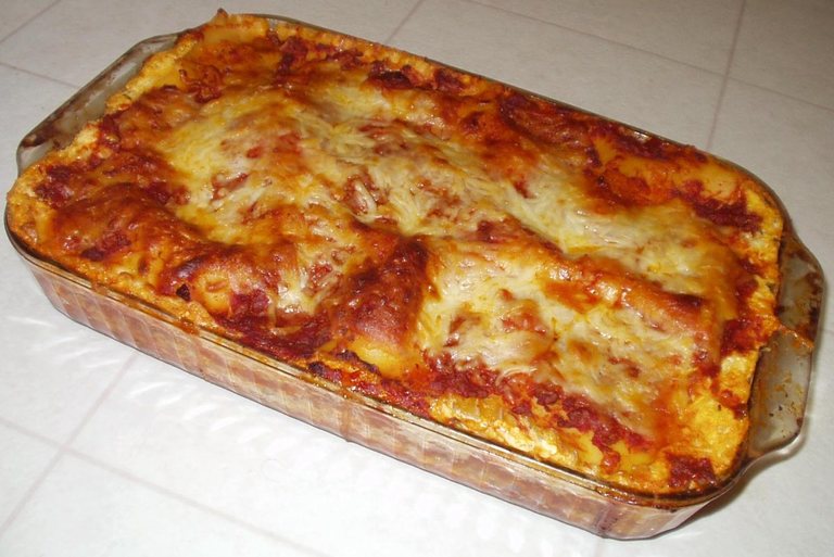 Berenjena y patatas al horno