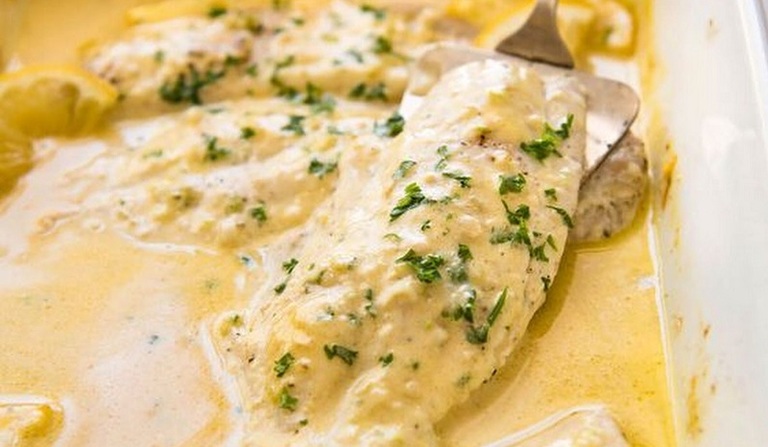 Pescado en Salsa de Tahini