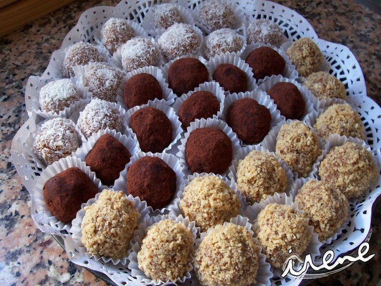 Trufas de chocolate