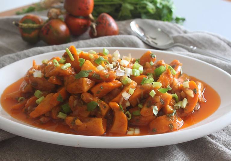 Ceviche de Chontaduro (Pejibaye)