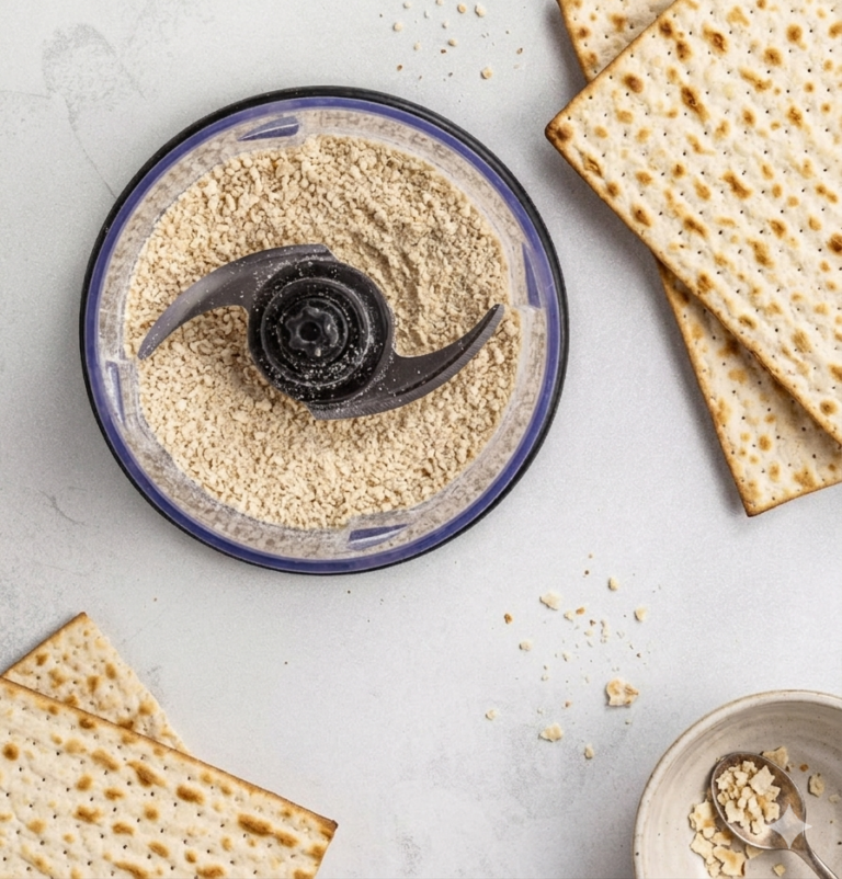 Sustituto de la Matzo Meal y Matzo Cake Meal