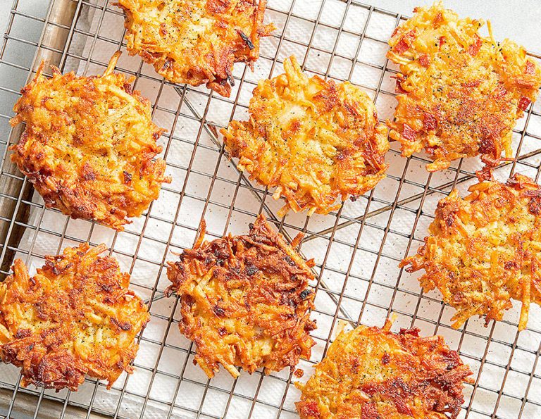 Latkes de papa faciles para hacer con los niños