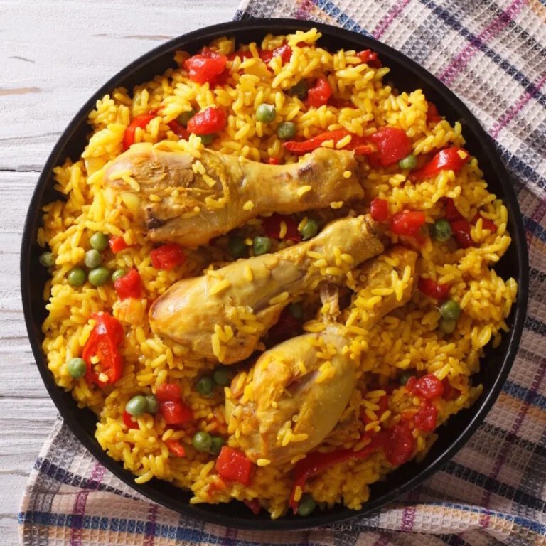 Paella de pollo