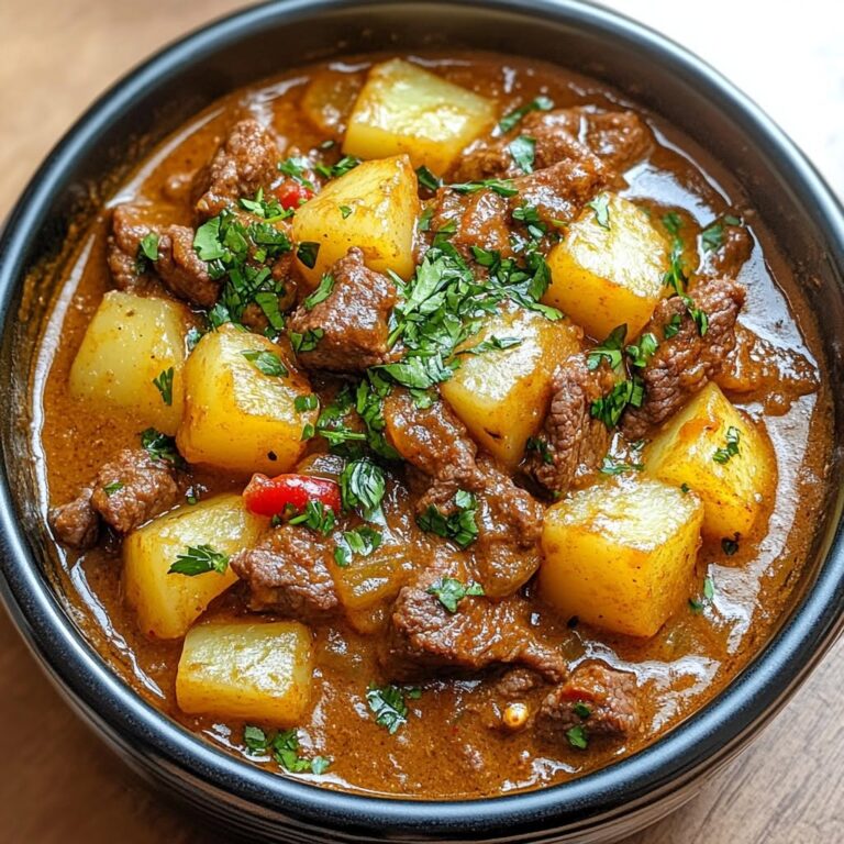 Carne guisada con Papas con Oregano
