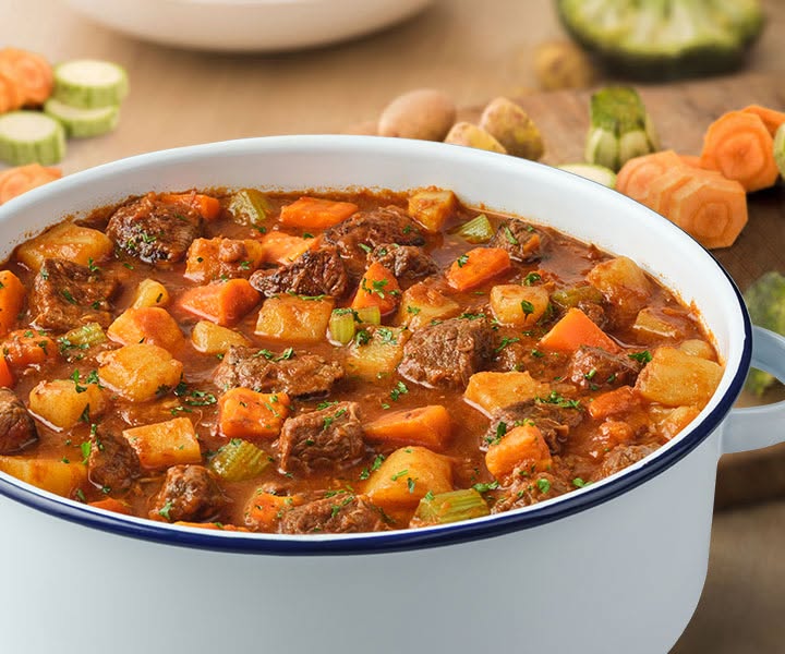 Estofado de carne con verduras