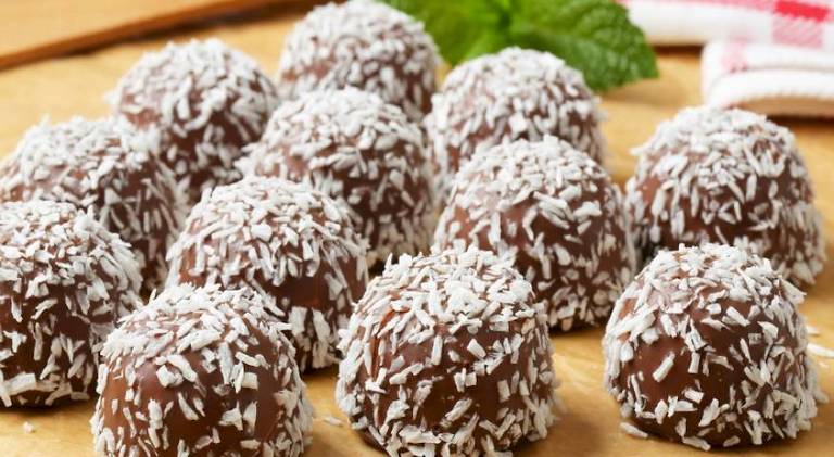 Trufas de Chocolate y Coco
