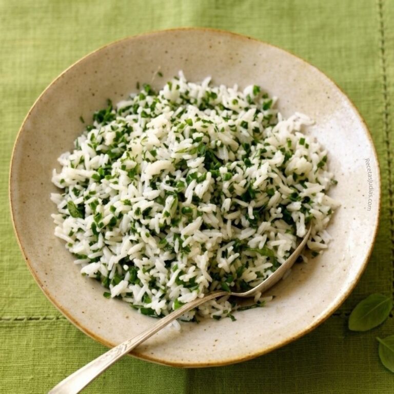 Arroz con Lebne y Hierbabuena