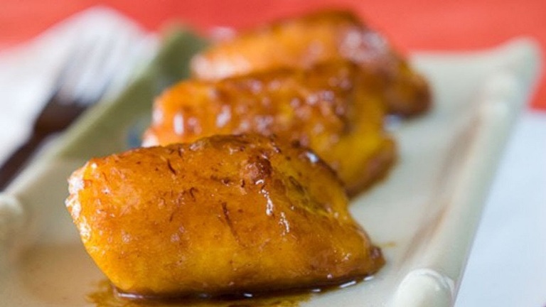 Platanos al Horno Caramelizados