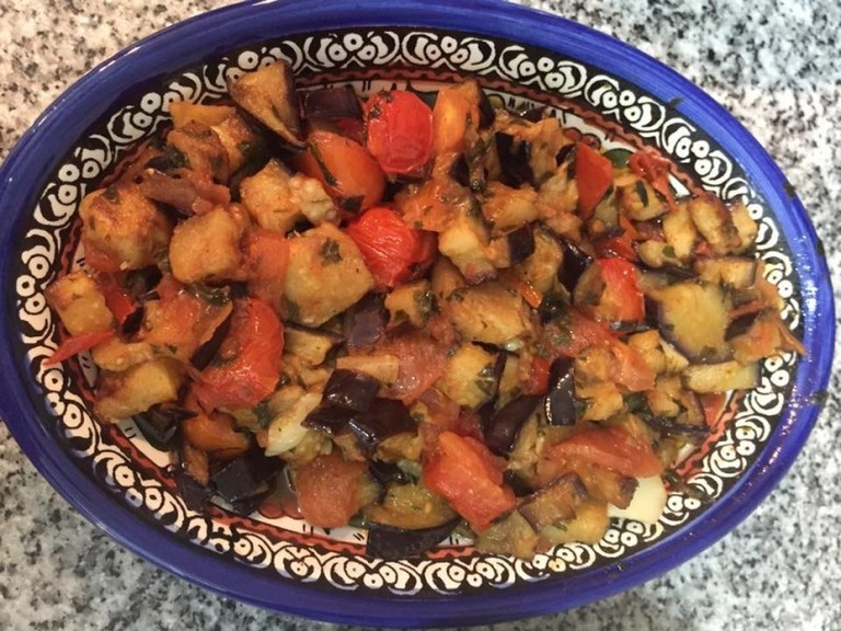 Ensalada Marroqui de Berenjenas