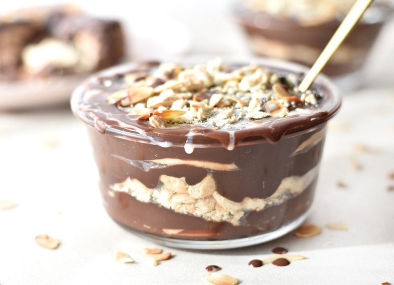 Mousse de chocolate con galleta María