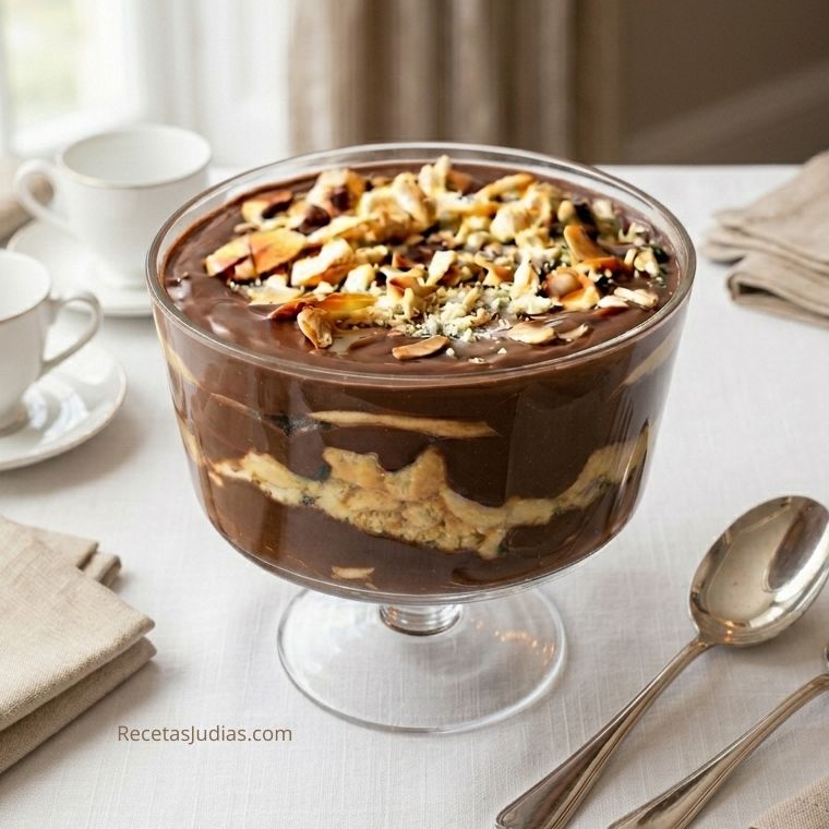 Mousse de chocolate con galleta María