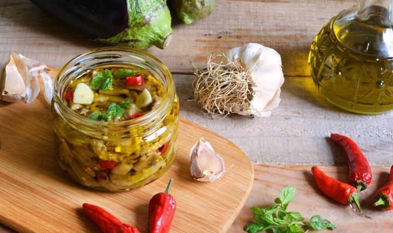 Berenjenas en Escabeche