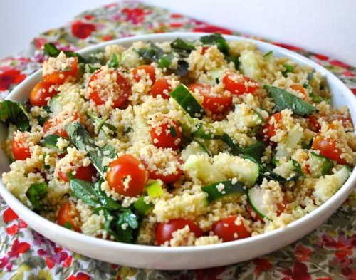 Ensalada de Cous Cous Mediterránea - Recetas Judias