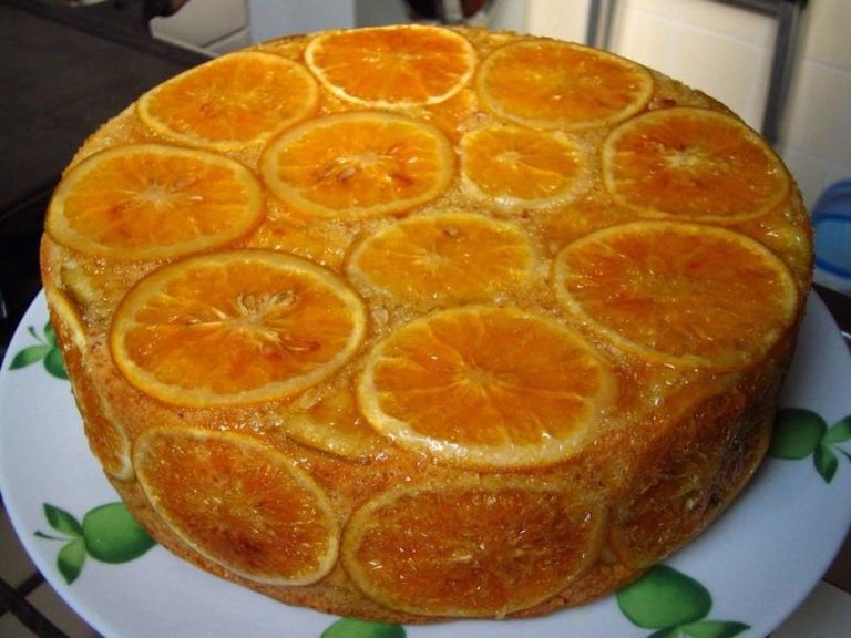 Volcado o Torta Invertida de Naranja