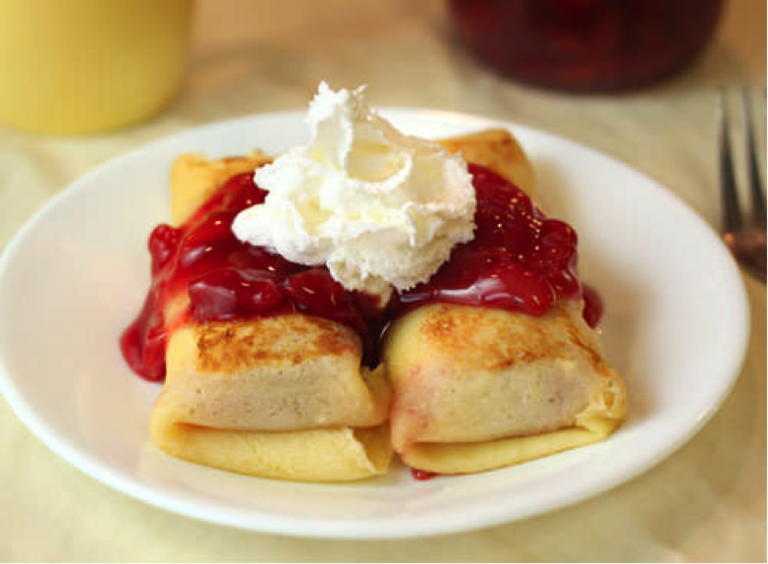 Blintzes de queso