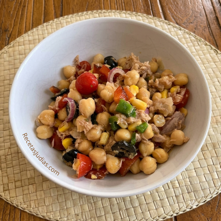 Ensalada de Garbanzos con Atun